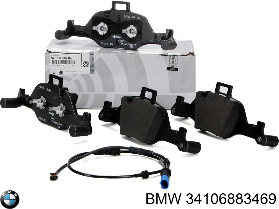 34106883469 BMW pastillas de freno delanteras