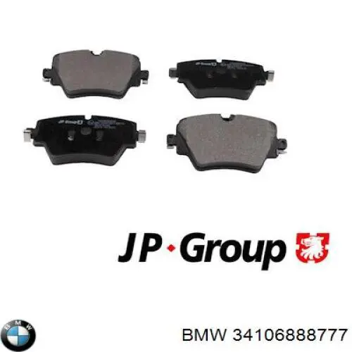 Comprar 34106888777 BMW Pastillas delanteras de freno