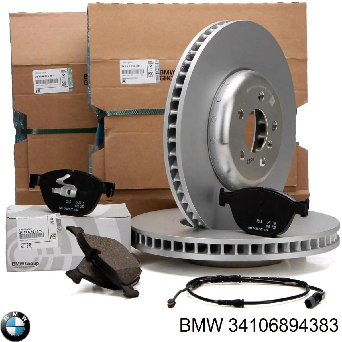 Comprar 34106894383 BMW Freno de disco delantero