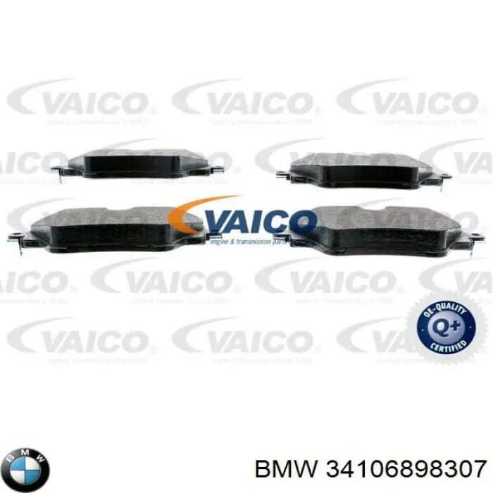 Comprar 34106898307 BMW Pastillas delanteras de freno