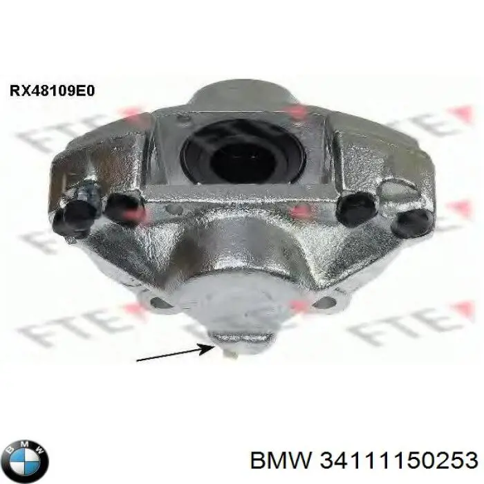 34111150253 BMW pinza de freno delantera izquierda