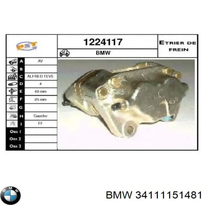 34111151481 BMW