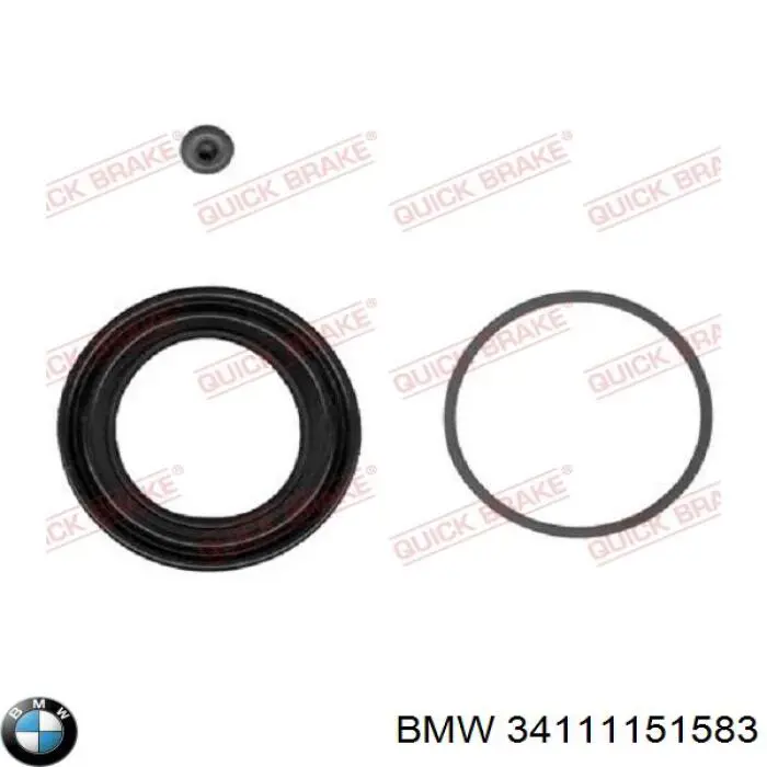 34111151583 BMW pinza de freno trasero derecho