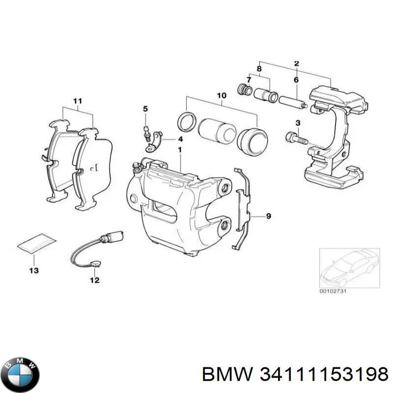 Comprar 34111153198 BMW 