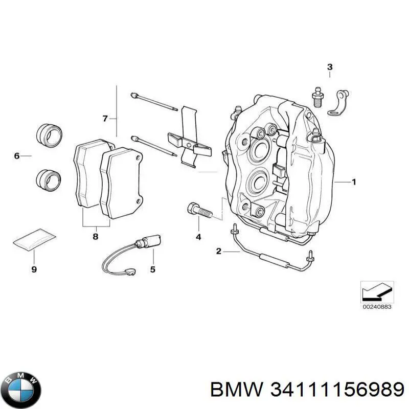34111156989 BMW 