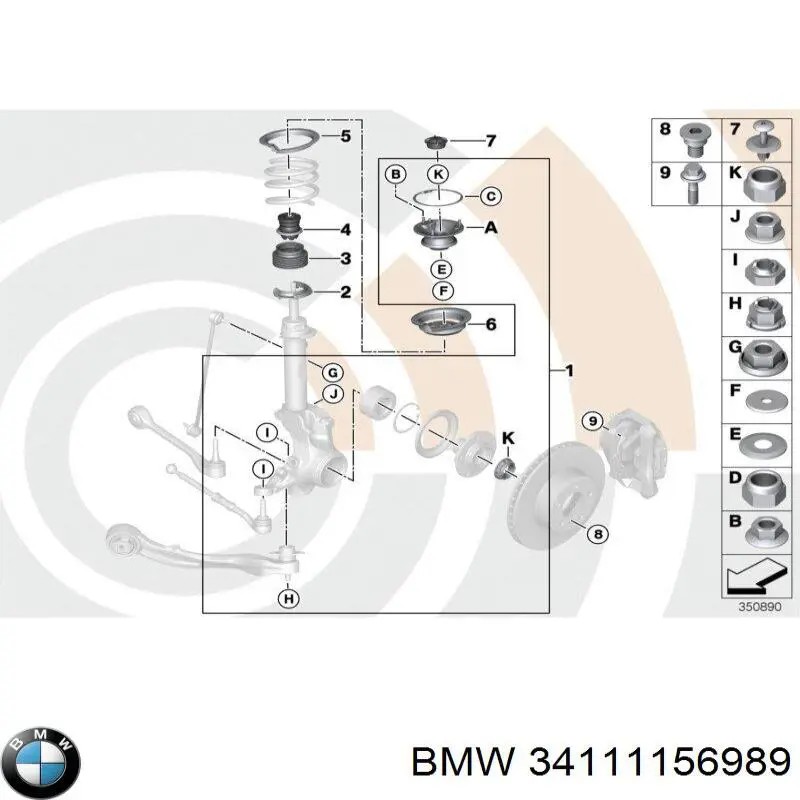Comprar 34111156989 BMW 