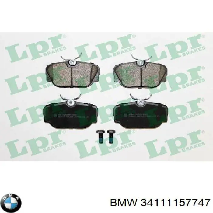 34111157747 BMW pastillas de freno delanteras