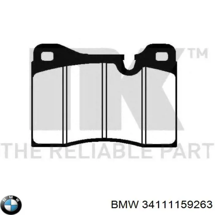 34111159263 BMW pastillas de freno delanteras