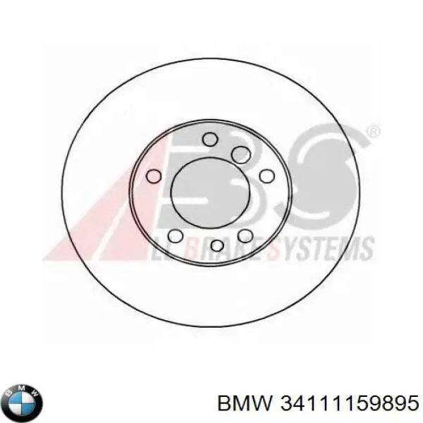 34111159895 BMW disco de freno delantero