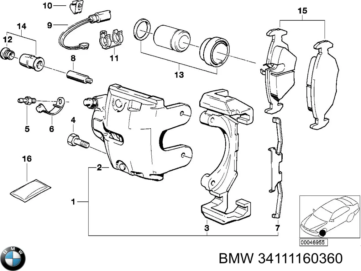 34111160360 BMW