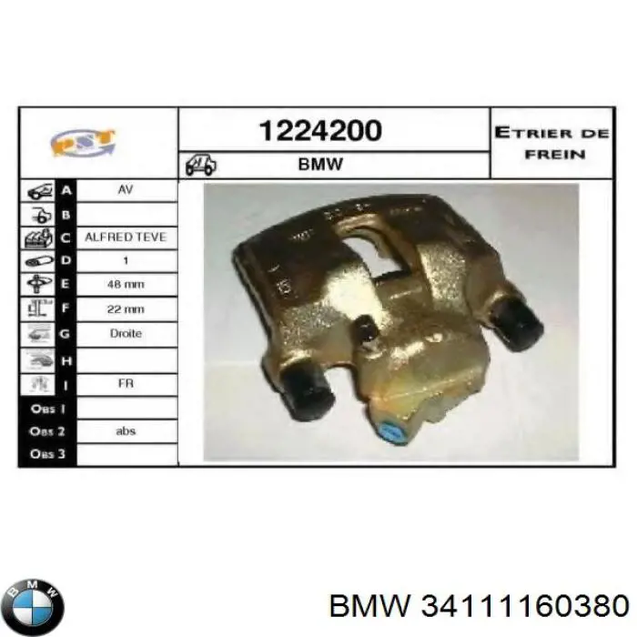 34111160380 BMW