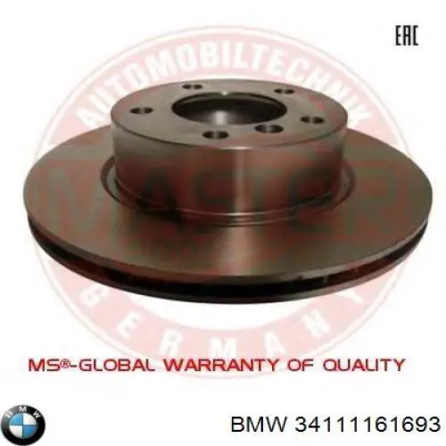 34111161693 BMW Discos