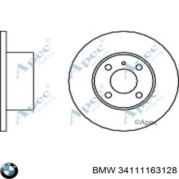 34111163128 BMW Discos