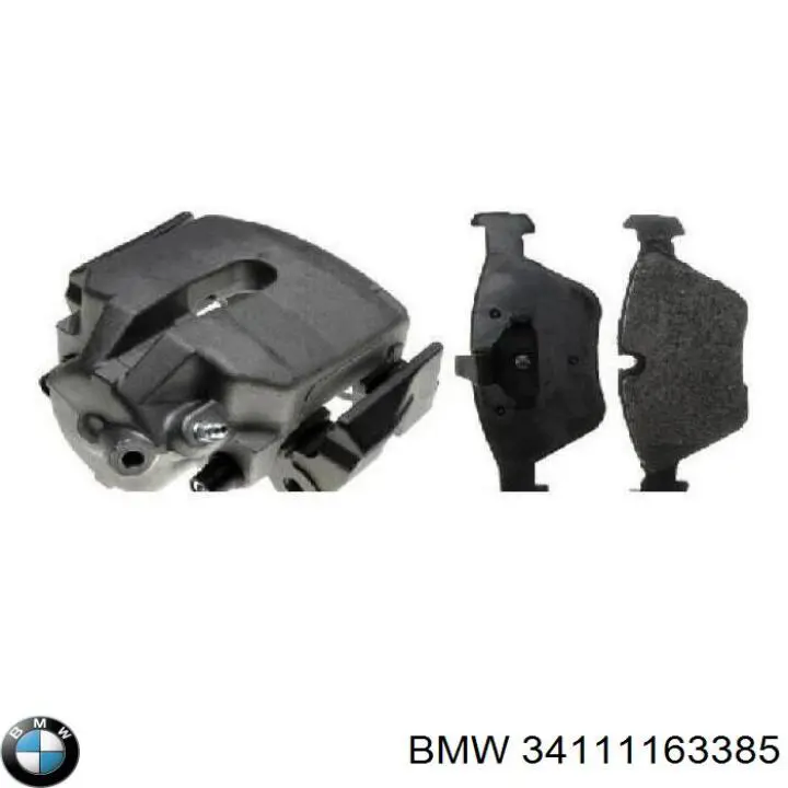 Pinza de freno delantera izquierda 34111163385 BMW