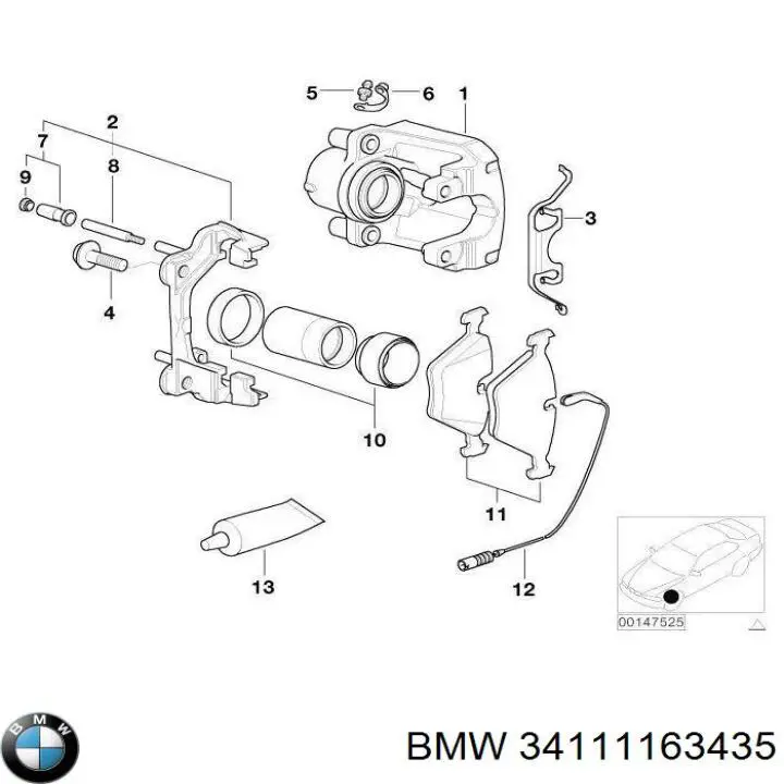 34111163435 BMW