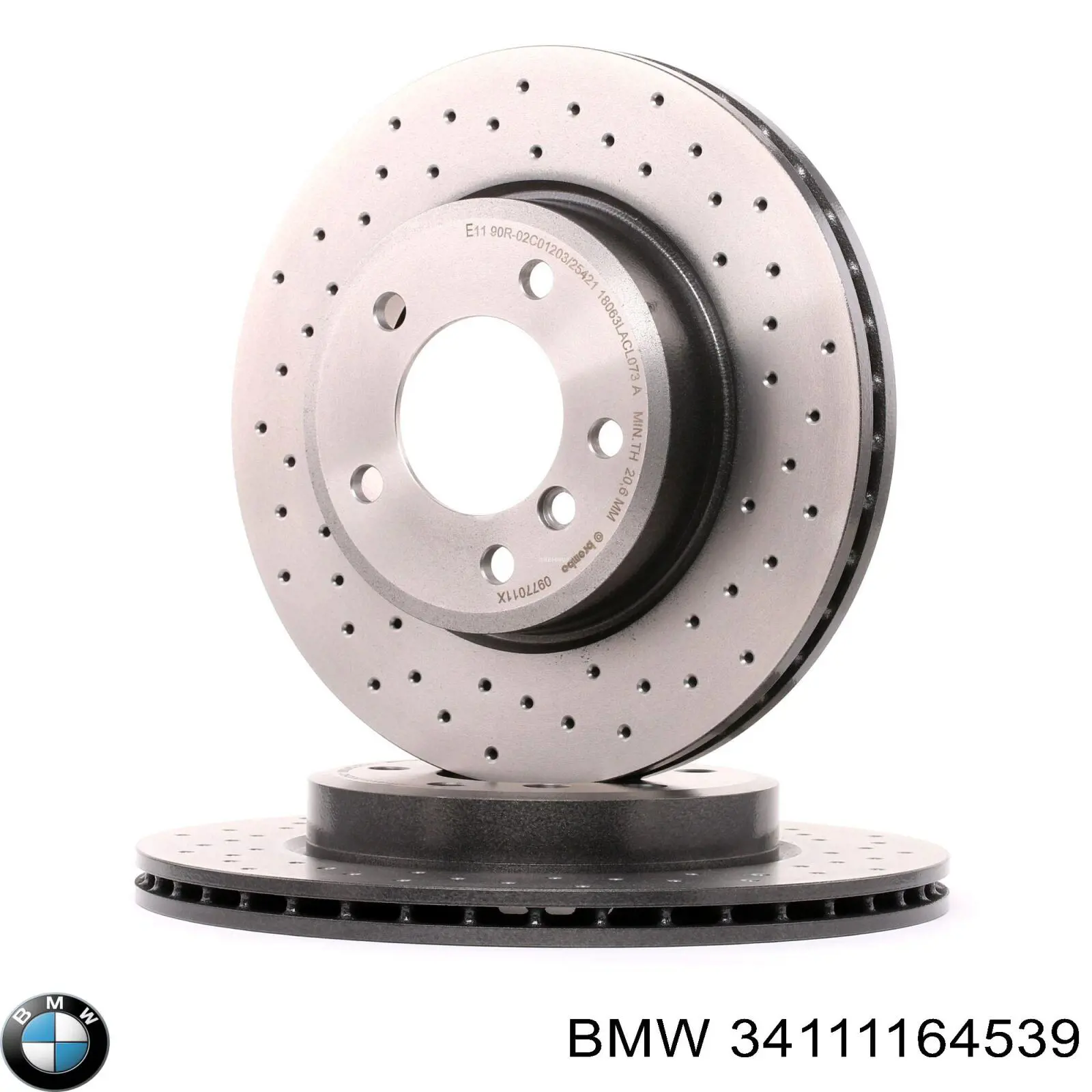 34111164539 BMW disco de freno delantero