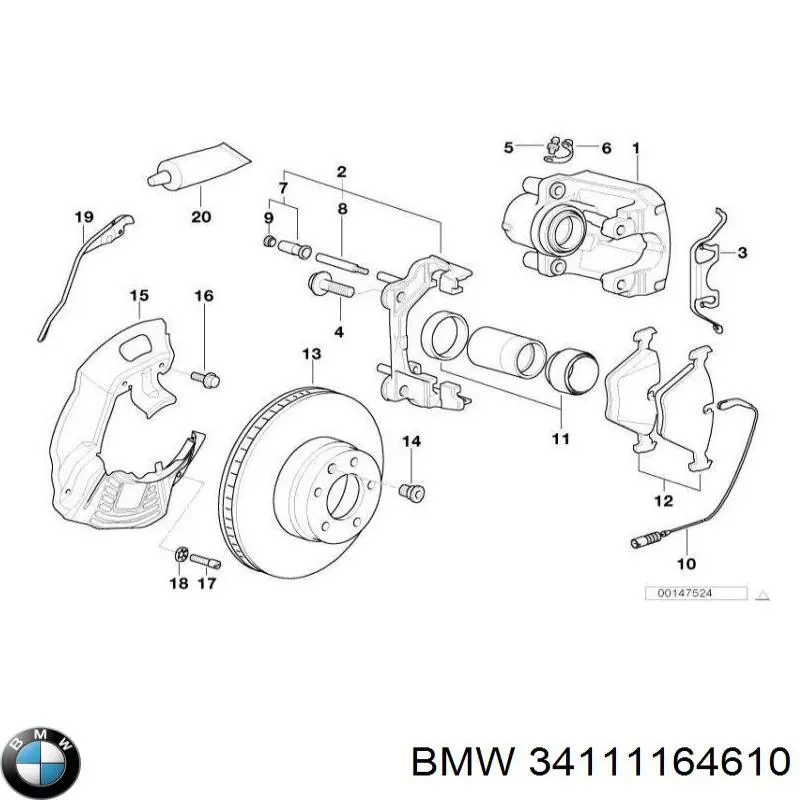 Comprar 34111164610 BMW 
