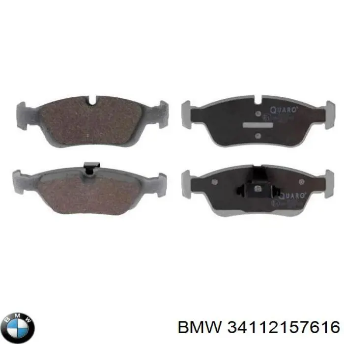 Pastillas freno delanteras BMW 34112157616 precio, desde 24,41 EUR