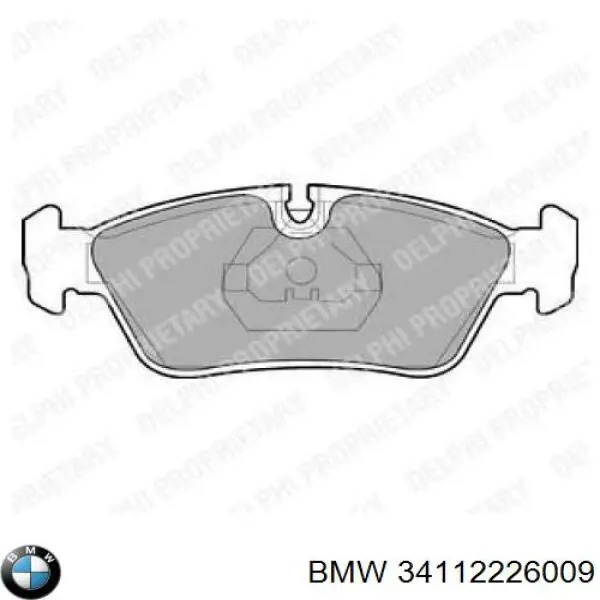 34112226009 BMW pastillas de freno delanteras