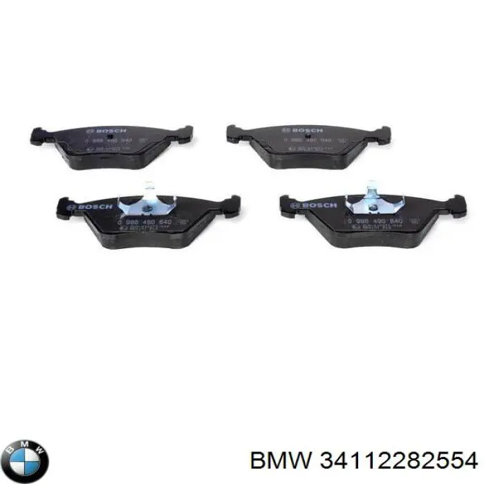 34112282554 BMW pastillas de freno delanteras