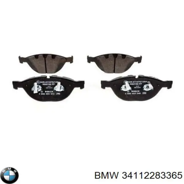 34112283365 BMW pastillas de freno delanteras