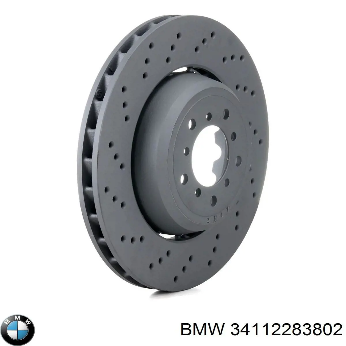 Disco de freno trasero 34112283802 BMW