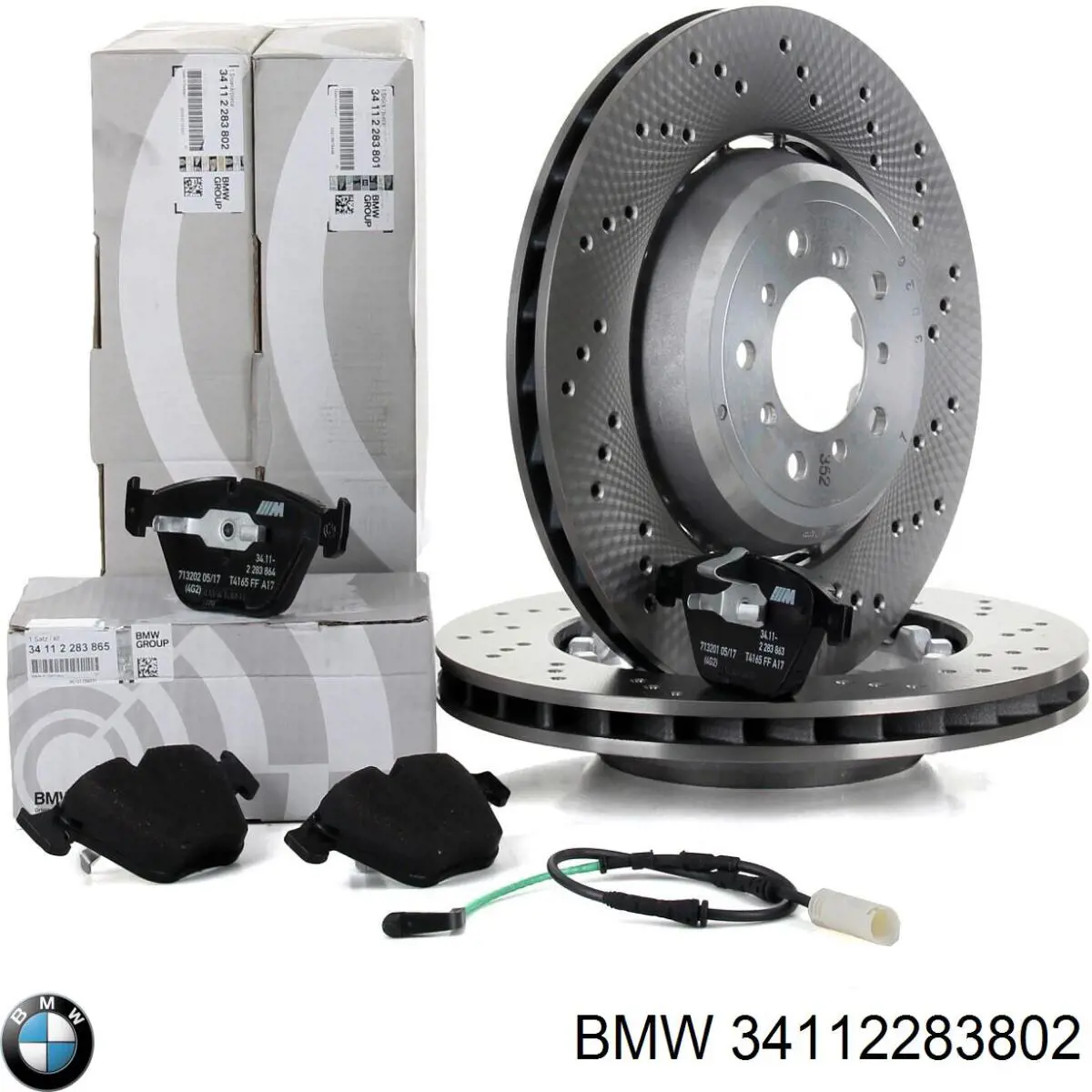 Disco de freno trasero BMW 34112283802 precio, desde 242,90 EUR