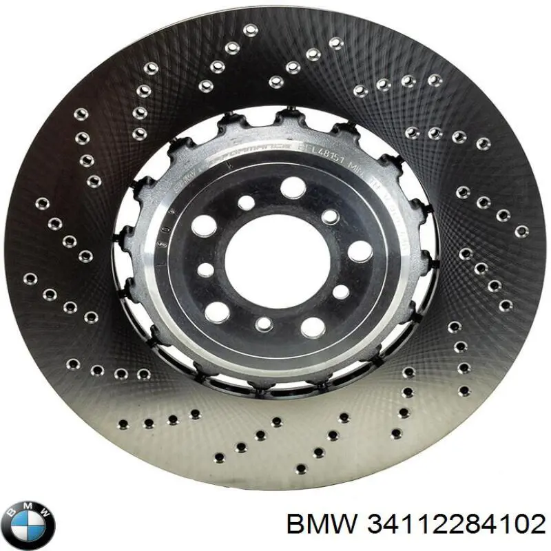 Freno de disco delantero BMW 34112284102