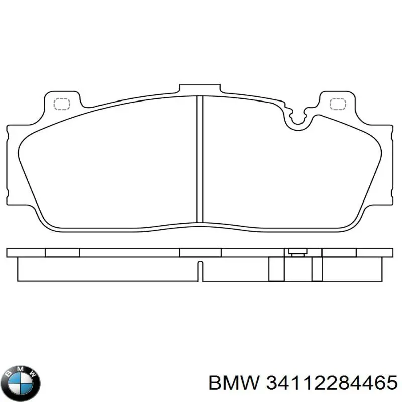 Comprar 34112284465 BMW Pastillas delanteras de freno