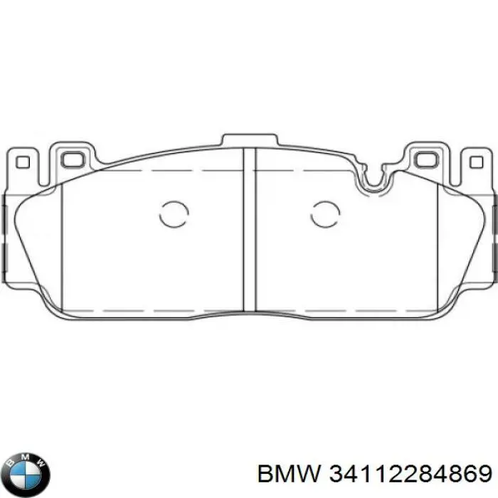 Comprar 34112284869 BMW Pastillas delanteras de freno