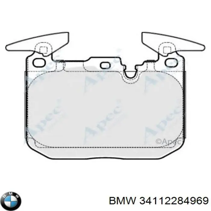 Pastillas freno delanteras BMW 34112284969 precio, desde 48,77 EUR