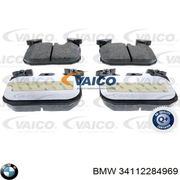 Pastillas de freno 34112284969 BMW