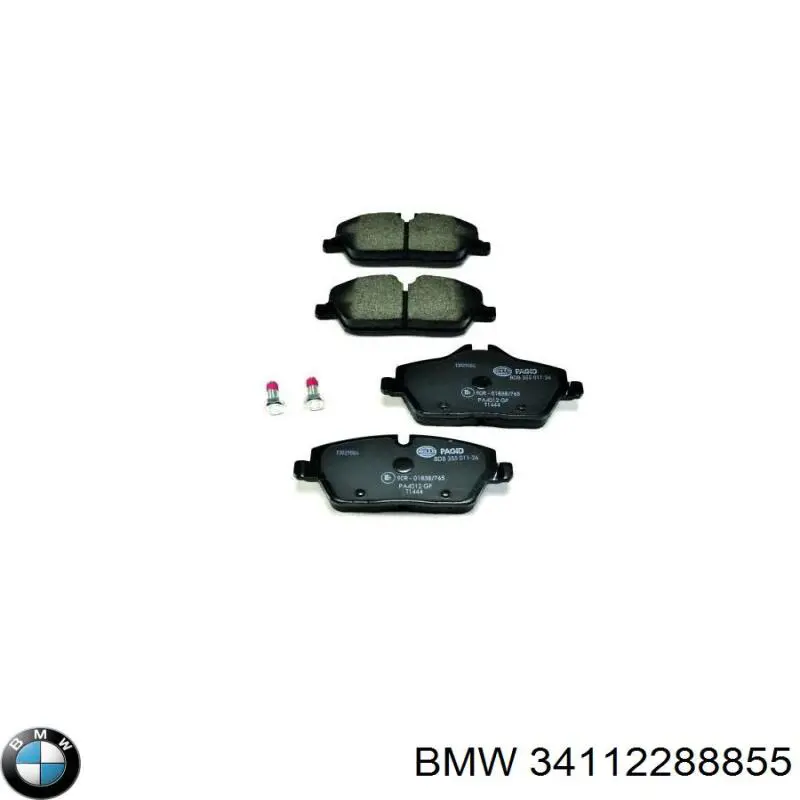 34112288855 BMW pastillas de freno delanteras