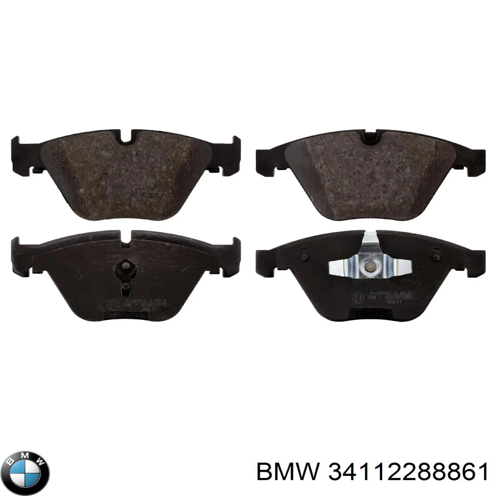 34112288861 BMW pastillas de freno delanteras