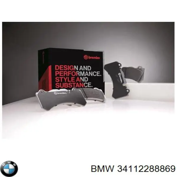 34112288869 BMW Pastillas delanteras