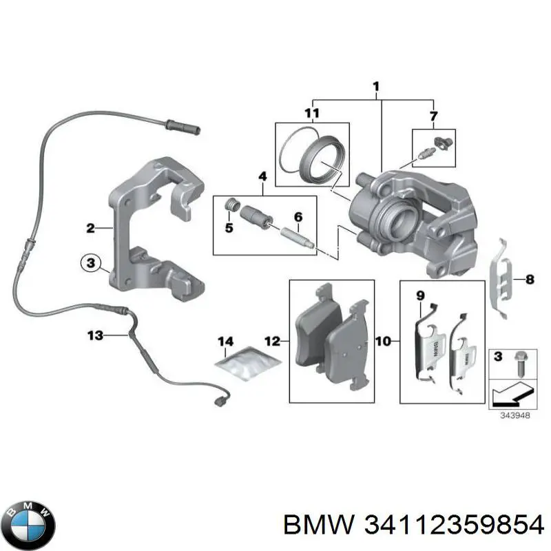  BMW 34112359854 precio, desde 89,03 EUR