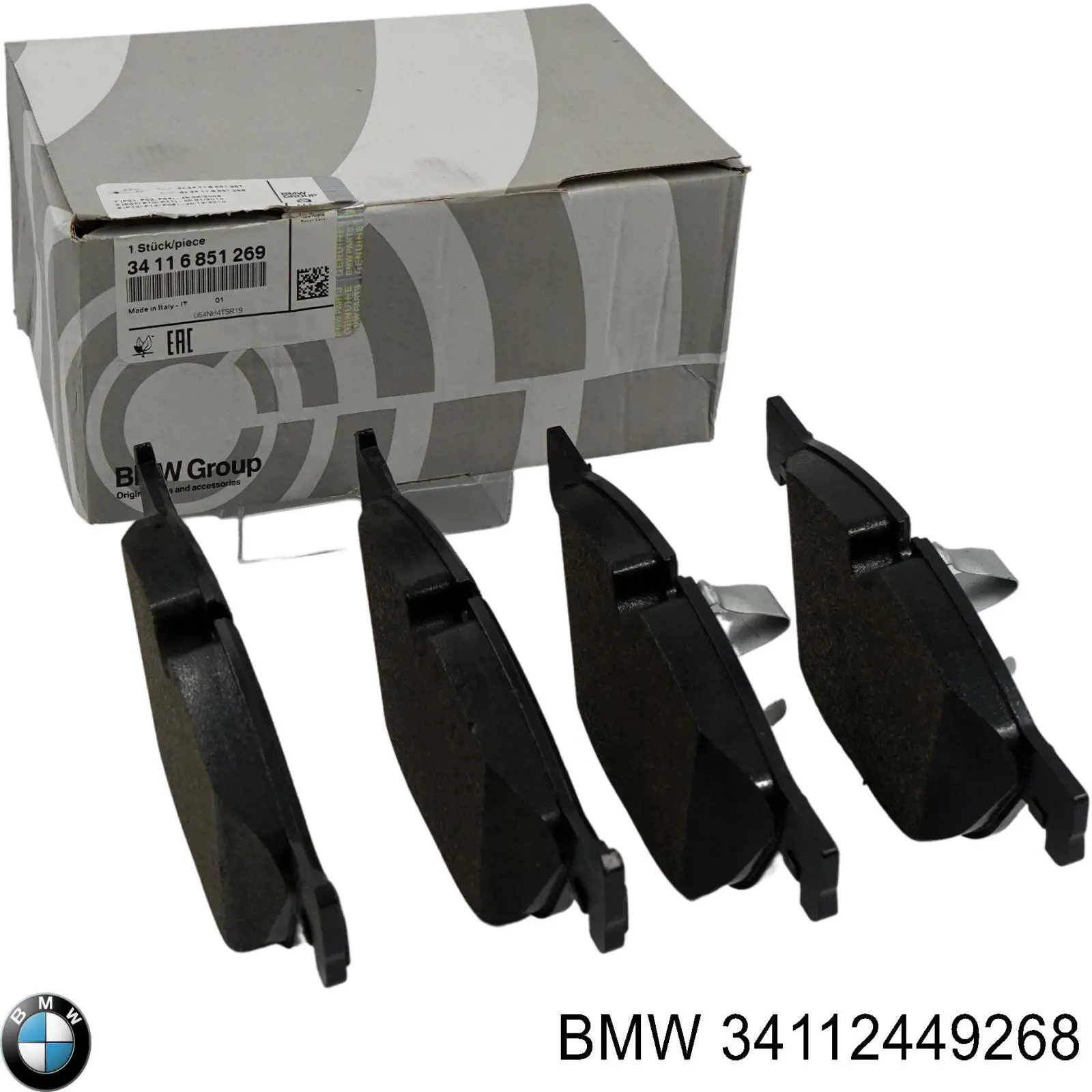 Pastillas freno delanteras BMW 34112449268 precio, desde 53,89 EUR