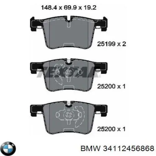 Pastillas freno delanteras BMW X3  desde 37,91 €