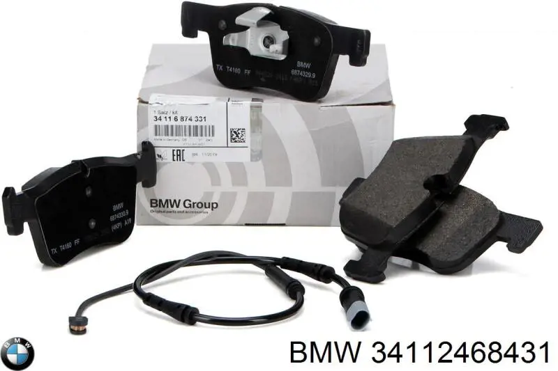 34112468431 BMW pastillas de freno delanteras