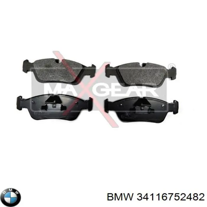 34116752482 BMW pastillas de freno delanteras