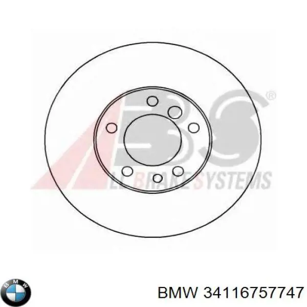 Frenos delanteros BMW 34116757747 precio, desde 84,23 EUR