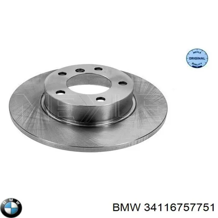 Disco de freno delantero BMW 34116757751