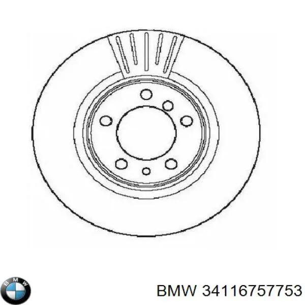 Frenos delanteros BMW 34116757753 precio, desde 53,65 EUR