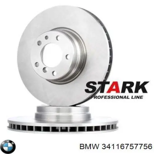 Frenos delanteros BMW 34116757756 precio, desde 86,01 EUR
