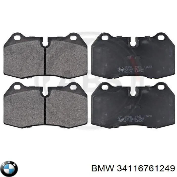 34116761249 BMW pastillas de freno delanteras