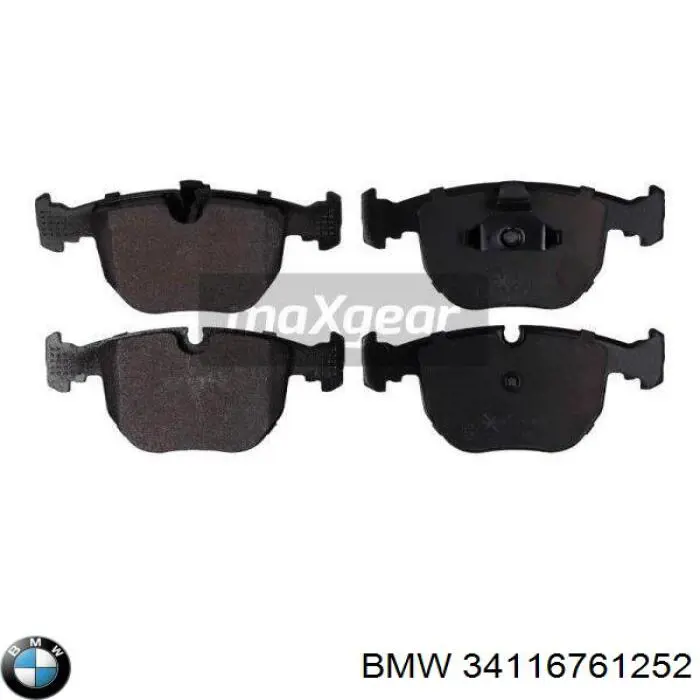 Pastillas de freno 34116761252 BMW