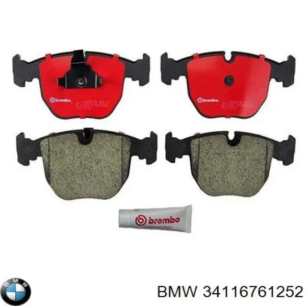 Pastillas freno delanteras BMW 34116761252 precio, desde 29,44 EUR