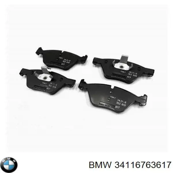 Pastillas de freno 34116763617 BMW