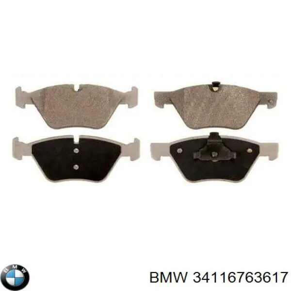 Pastillas de freno delanteras BMW 34116763617