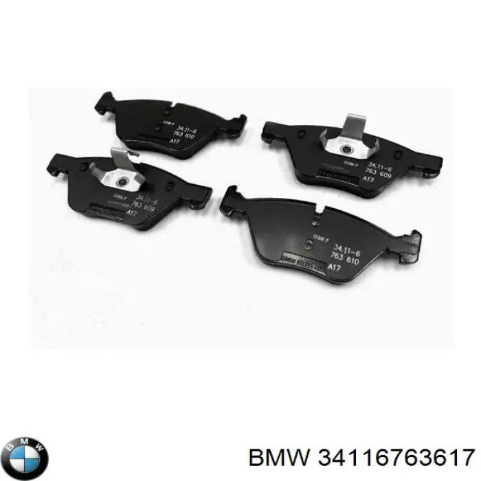 Pastillas freno delanteras BMW 34116763617 precio, desde 39,96 EUR